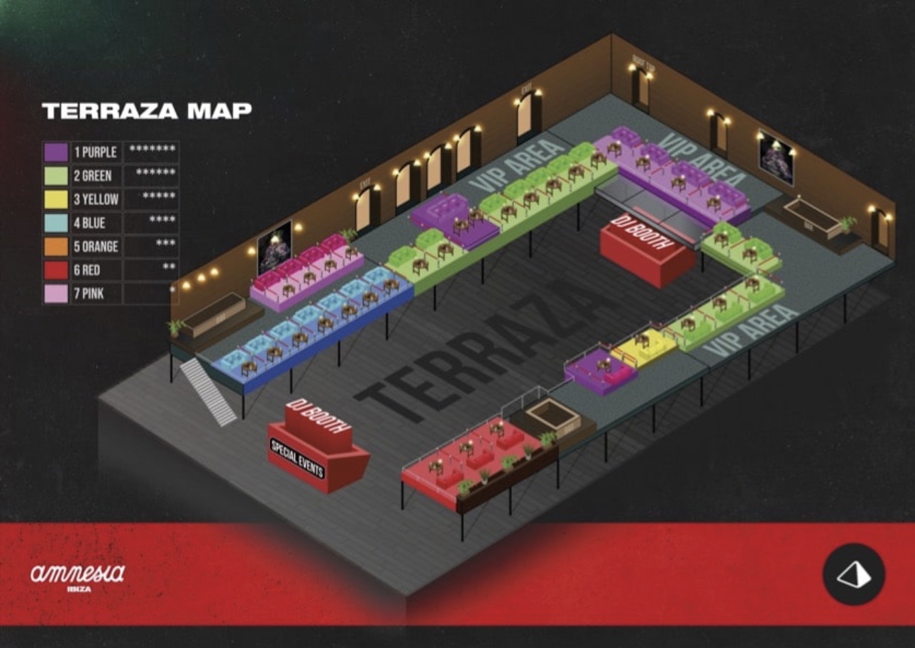 Amnesia VIP Area